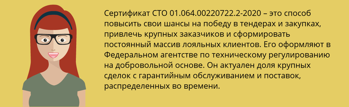 Получить сертификат СТО 01.064.00220722.2-2020 в Новодвинск